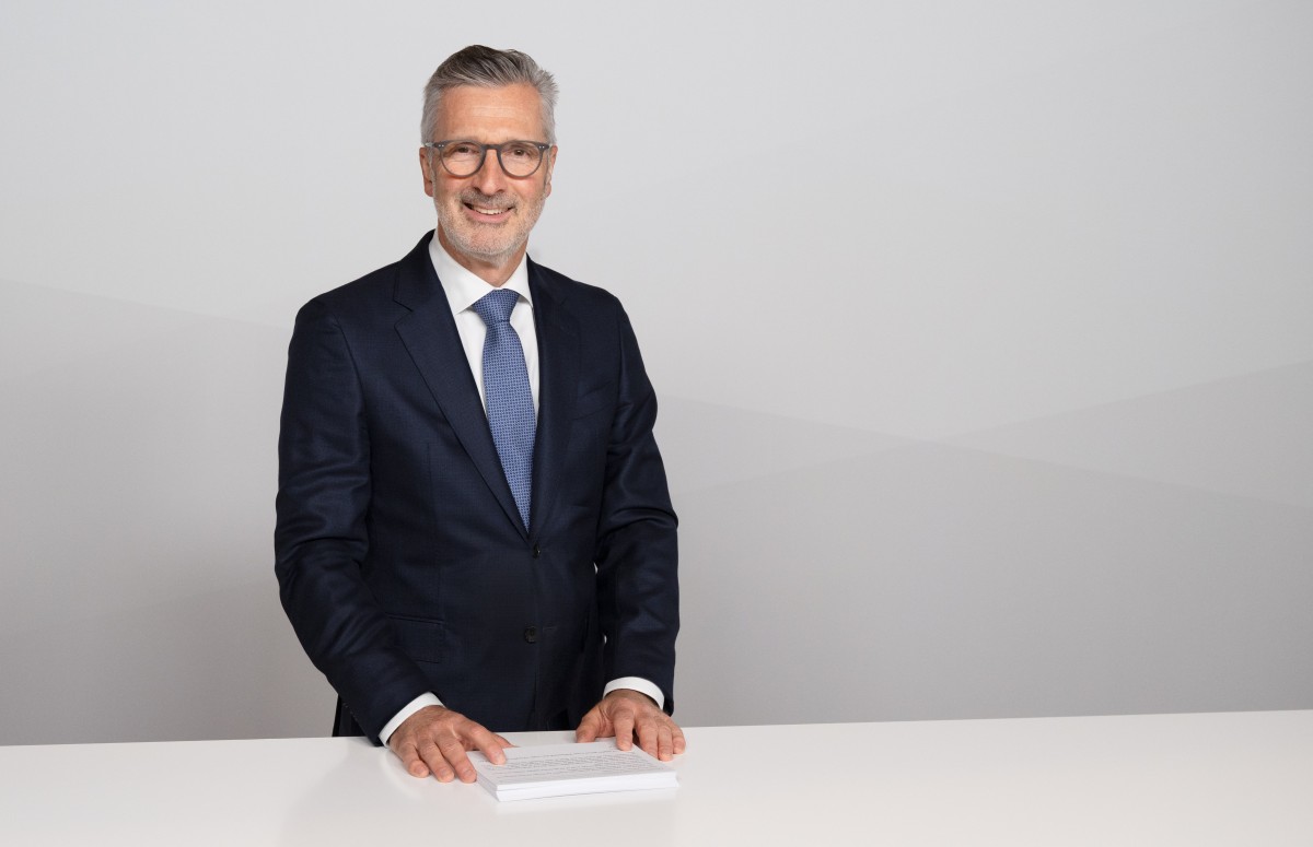 Robert Friedmann, Chairman of the Central Management Board of the Würth Group, at the Press Conference on the Annual Financial Statements.