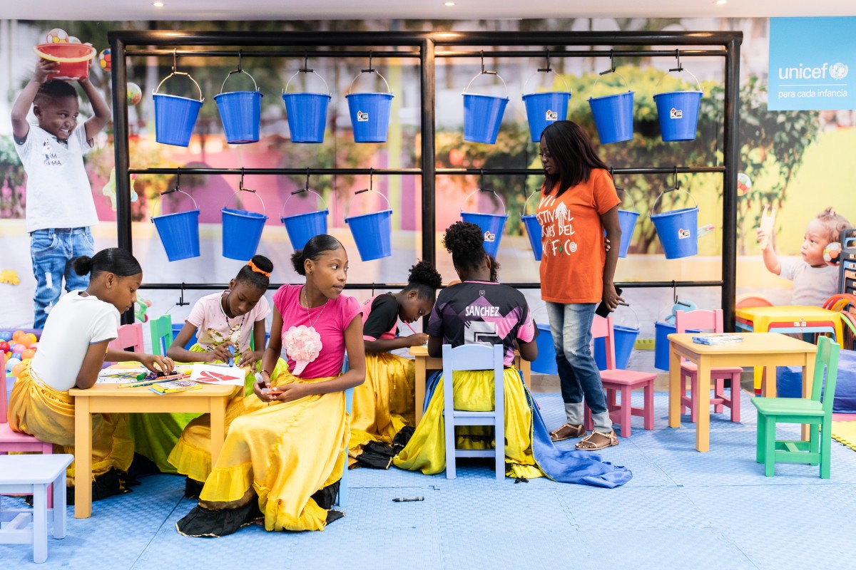 A safe space for children in Esmeraldas, Ecuador © UNICEF/ Vallejo Prut
