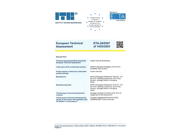 ETA Certificate